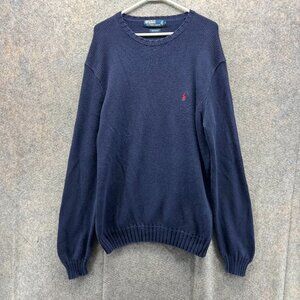Polo by Ralph Lauren Navy Crewneck Sweater
